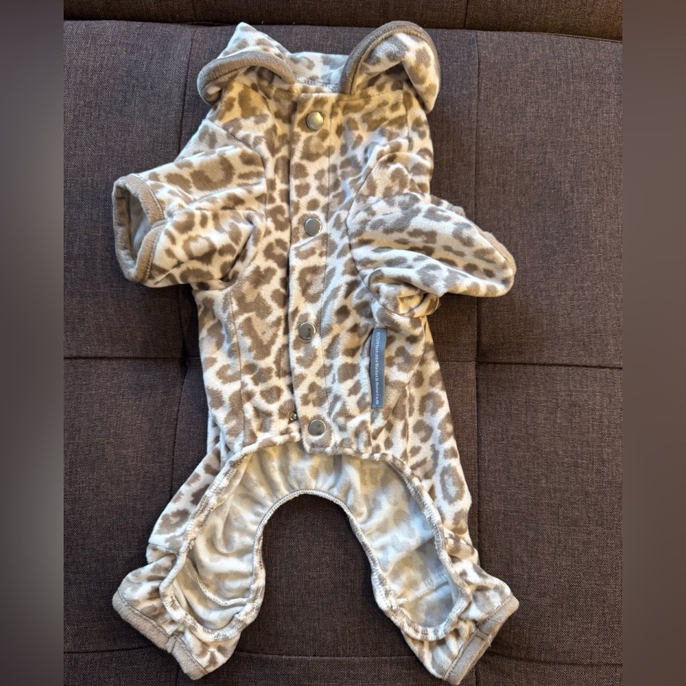 Leopard Print Small Dog One Piece